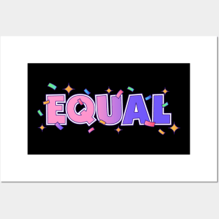 We all are Equal Pride lgbt Posters and Art
